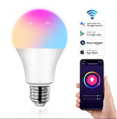 2835 SMD LED Chip Wi-Fi RGB LED Bulb con Tuya App Control e funzione dimmabile