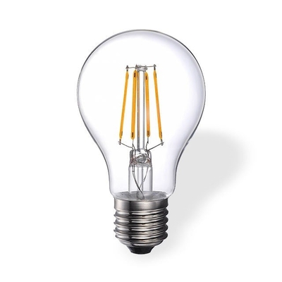 Copertura di vetro A60 Lampada a incandescenza a LED E27 Tipo di base 4w6w8ww Edison Lampade a LED