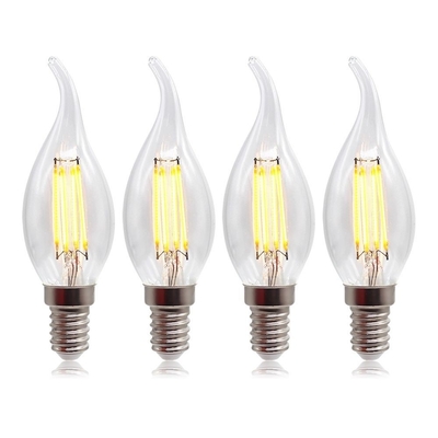 Eficienza luminosa elevata E14 Lampada a candela a LED dimmabile C35 per una migliore riproduzione del colore