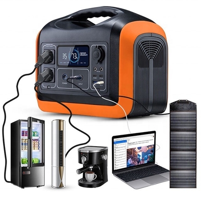 Supporto di ricarica rapida 1200w Batteria portatile Power Station con pannello solare per esterni
