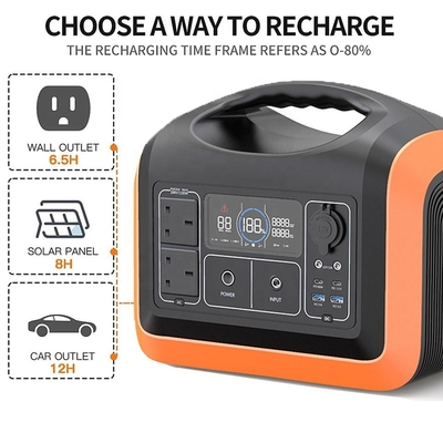 Supporto di ricarica rapida 1200w Batteria portatile Power Station con pannello solare per esterni