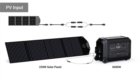 110V-240V Voltaggio di uscita Generatore solare portatile con app Wifi Bluetooth per energia solare