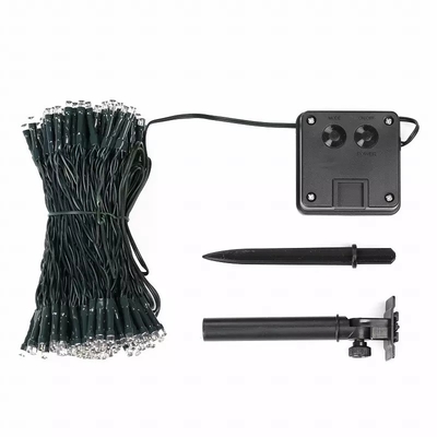 200LED RGB Lampade da giardino solari Ignifuga Lampade a corda di Natale per esterni IP65