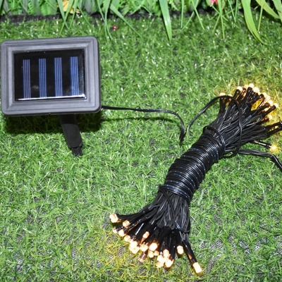 200LED RGB Lampade da giardino solari Ignifuga Lampade a corda di Natale per esterni IP65