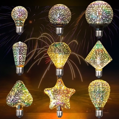 Copertura di vetro A60 Lampada a incandescenza a LED E27 Tipo di base 4w6w8ww Edison Lampade a LED