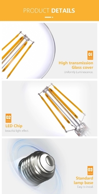 Lampada Edison ad alta luminosità 12V 8W E27 A60 per funzioni di lavoro e esigenze di illuminazione decorativa