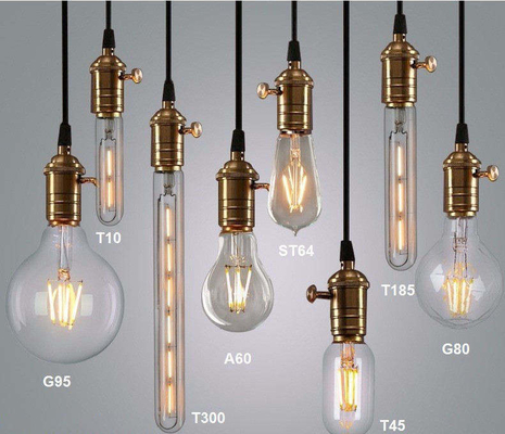 Lampadina Edison 3000-6000K E27 Led Filamento 220v Filamento A60 Edison Led Lampadina