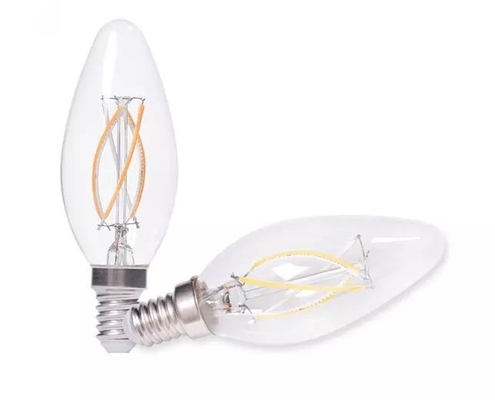 Eficienza luminosa elevata E14 Lampada a candela a LED dimmabile C35 per una migliore riproduzione del colore