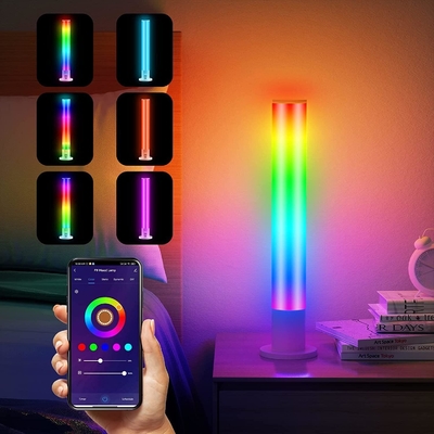 Disegno Cool Led Mood Light Tuya Wifi Control Dimming Lampada da tavolo a LED con RGB Bianco